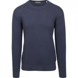 SweaterKnowledgeCottonApparelKnowledgePulloverBubbleKnitIndigo