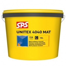 SPSUnitex4040MatMuurverf-OpKleurGemengd-10L