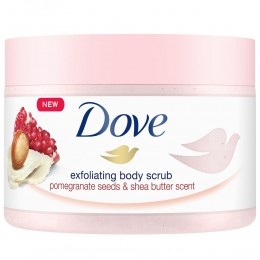 4xDoveBodyScrubPomegranateSheabutter225ml