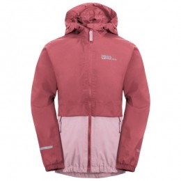 JackWolfskin-KidsRainyDays2LJacket-Regenjasmaat164roodroze