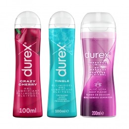 DurexGlijmiddelMassageYlangYlangTingleCrazyCherryPakket