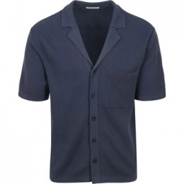 SweaterKnowledgeCottonApparelKnittedTopDonkerblauw