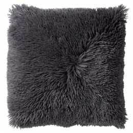 DutchDecorkussenhoesFLUFFY-45x45cmCharcoalGray