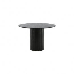 Svea-Lumarondeeettafel-110cm-zwart