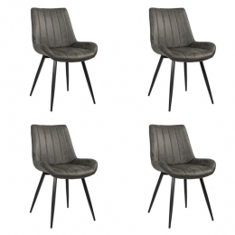 Bronx71IndustrileeetkamerstoelBrookeantraciet-Eetkamerstoelen