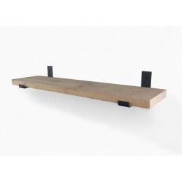 WoodbrothersSteigerhoutwandplank80x20cmzwartedragers