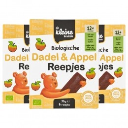 3xdeKleineKeukenBioDadelAppelreepjes75gr