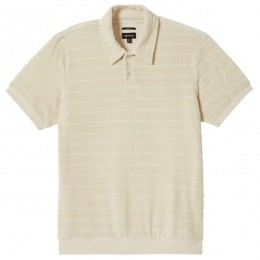 Brixton-WeekendTerryClothSSPolo-PoloshirtmaatMbeige