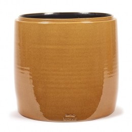 SeraxBloempotHoney-GeelD34cmH34cm