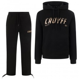CruyffLeagueJoggingpakHoodedZwart