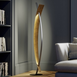 LucandeLEDvloerlampMarijazwartmetaalhoogte140cm