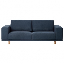 Beliani-NIVALA-Driezitsbank-Donkerblauw-Polyester