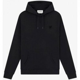 SweaterLyleampScottML416TONTONALPULLOVERHOODIE-Z86BLACK