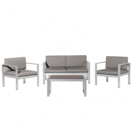 Beliani-SALERNO-Loungesetvoor4-Donkergrijs-Aluminium