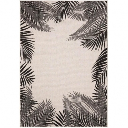 BuitenvloerkleedLeaf-Zwart-dubbelzijdig-EVAInterior