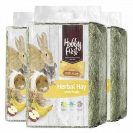 3xHobbyFirstHopeFarmsHerbalHayFruit1kg