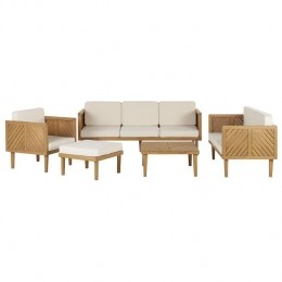 Beliani-BARATTI-Loungesetvoor6-Lichtehoutkleur-Acaciahout