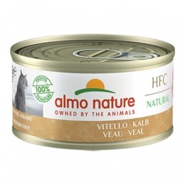 48xAlmoNatureHFCNaturalKattenvoerNatBlikjeKalfsvlees70gr