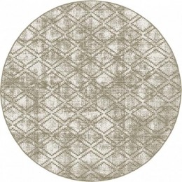 EvaInteriorBuitenkleedRondFrost-Bruingrijs-dubbelzijdig200cm