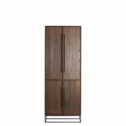 LightLivingLightlivingKast75x40x200cmLILIANhoutdonkerbruin