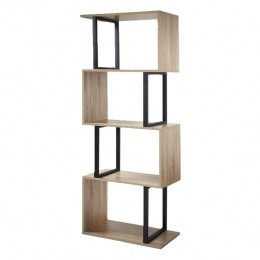 Calicosy-Boekenkast-HoutenDecorenMetal-H148cm