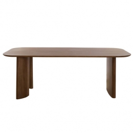 LightlivingEettafel240x100x76cmAYMARAhoutdonkerbruin