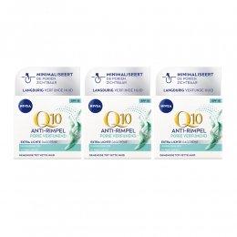 3xNiveaQ10DagcrmeAnti-RimpelExtraLichtSPF1550ml
