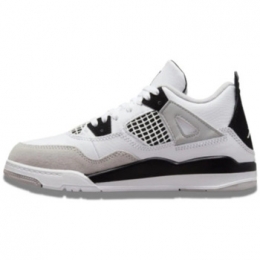 LageSneakersNike4RetroMilitaryBlackEnfantetBb