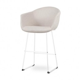 NolonNino-OtisBarkrukBeige-metArmleuning-Wit-65cm