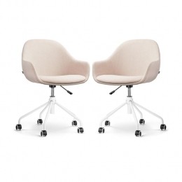 NolonNout-MaeBureaustoelenSetvan2-Beige-Wit