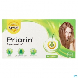 PriorinVoedingssupplementAntiHaaruitvalMetBiotine60Capsules