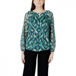 BlouseStreetOneChiffonroundneckblousewslit345532