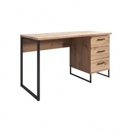 Meubella-BureauSaturn-Eiken-Zwart-138cm