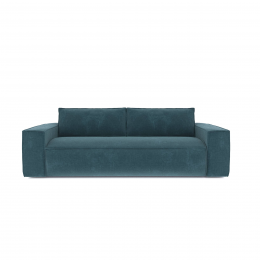 3-zitsslaapbankJoanvelvetmetdunlopillomatrasSIAHome