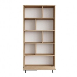 Calicosy-BoekenkastB84cm-Walnootlook