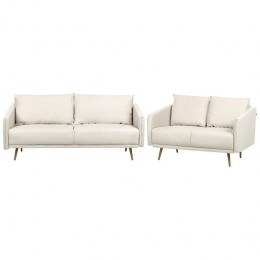 Beliani-MAURA-Woonkamerset-Lichtbeige-Polyester