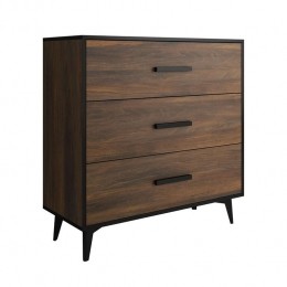 Meubella-LadekastFrey-Donkereiken-Zwart-91cm