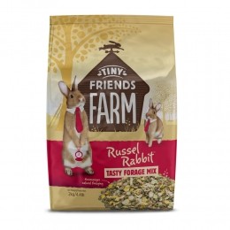 5xTinyFriendsFarmRusselRabbitTastyForageMix2kg