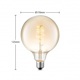 LucandeLEDlampE27G1254W2700Kdimbaaramber
