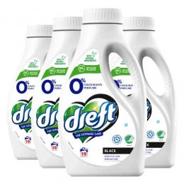 4xDreftVloeibaarWasmiddel0DonkereWas19Wasbeurten988ml