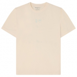 KnowledgeCottonApparel-WaterIsLifeRegSingJersey-T-shirtmaatXLbeige