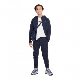 NikeTechFleeceSportswearTrainingspakKidsDonkerblauwZwart