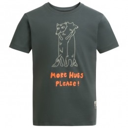 JackWolfskin-KidsMoreHugsT-T-shirtmaat92grijs
