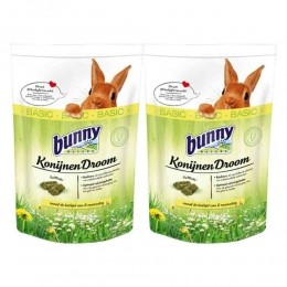 2xBunnyNatureKonijnendroomBasic4kg