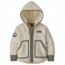 Patagonia-BabysRetroPileJacket-Fleecevestmaat4Yearsgrijsbeige