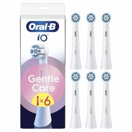 6xOral-BOpzetborstelsiOGentleCareWit6stuks