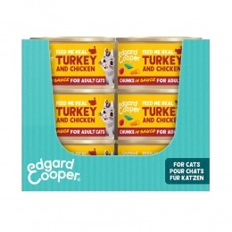 18xEdgardCooperKattenvoerChunksKip-Kalkoen85gr