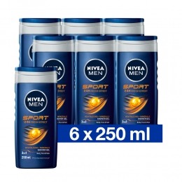 6xNiveaMenSportDouchegel250ml