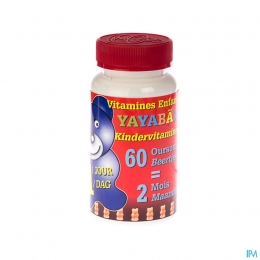 YayabarMultivitaminenBeertjesBonbons60