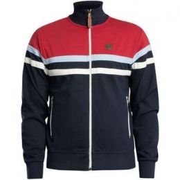 TrainingsjackTrojanTrainingsjackmetpanelenenstrepen